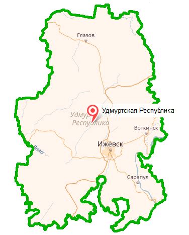 Карта удмуртии с городами и селами спутник - Фотоподборки 1