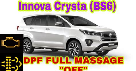 Toyota Innova Crysta Diesel Particulate Filter (DPF) Cleaning