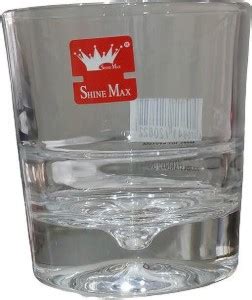 Shine Max (Pack of 6) STY1106 Glass Set Whisky Glass Price in India ...