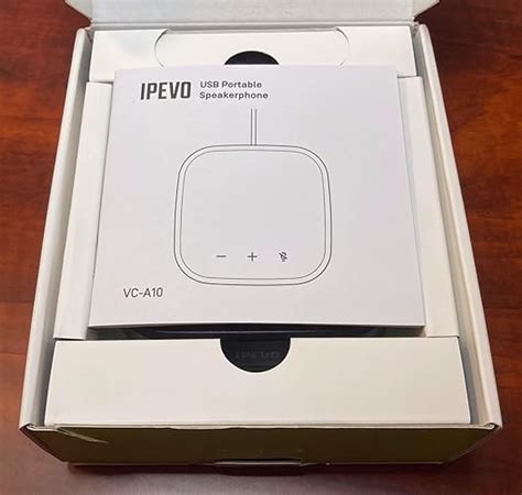 IPEVO VC-A10 USB Portable Speakerphone, Conferencing, Video Calls ...