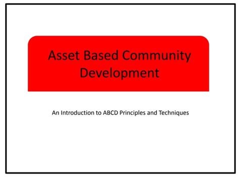Image result for Asset-Based Community Development Basic Introduction