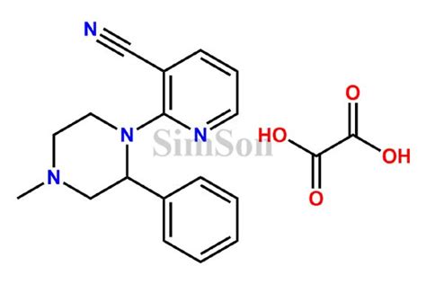 Mirtazapine Carbonitrile Oxalate | CAS No- 331815-15-7 | Simson Pharma ...