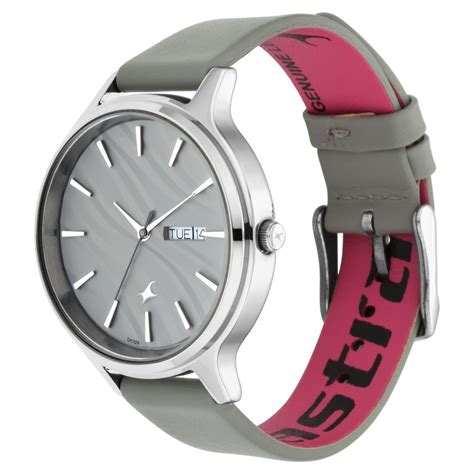 Buy Online Fastrack Ruffles Quartz Analog with Day and Date Grey Dial ...