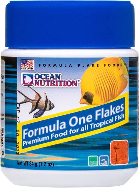 Ocean Nutrition OCEAN NUTRITION Formula One Flakes 34g, Adult, fish ...
