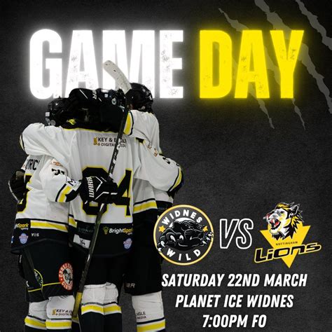 Widnes Wild vs Nottingham Lions Ice Hockey Game - Sat 22nd March ...