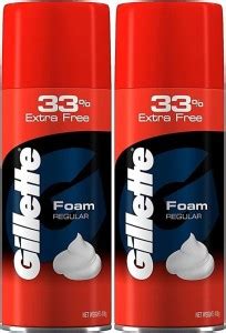 Gillette Classic Regular Pre Shave Foam, 418g (pack of 2) Price in ...