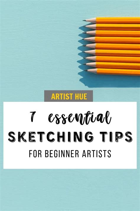 7 Sketching Tips For Beginner Artists | Artist Hue