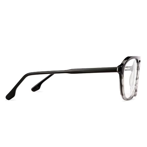 Buy Black Transparent Black Full Rim Square Vincent Chase Classic ...
