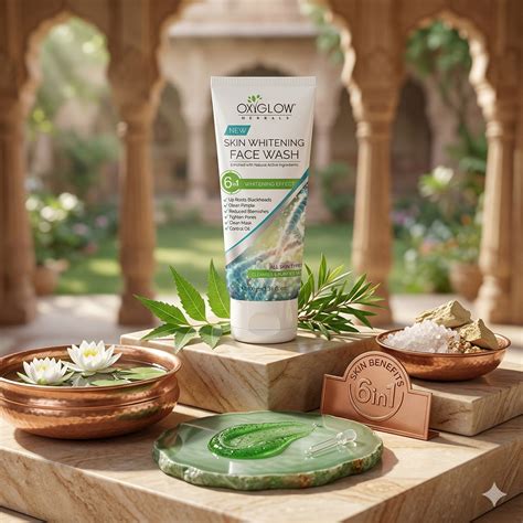 OxyGlow Herbals Skin Whitening Face Wash | Fade Marks & Dark Spots ...