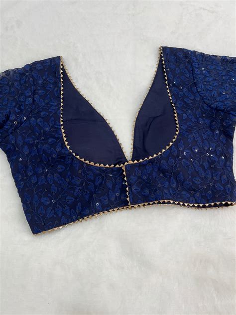 Lakhnavi Petal Print Blouse