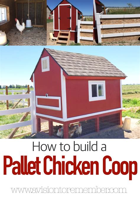 How to Build a Chicken Coop From Pallets | A Vision to Remember All ...