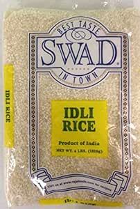 Indian Groceries, Swad Idli Rice - 4lbs., 1.81kg : Amazon.in: Grocery ...