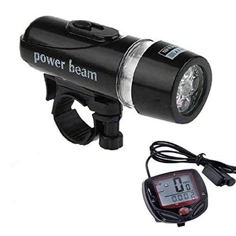 Smitex Cycle Light - 1 Pc Headlight & 1 Pc Speedometer Odometer - Power ...