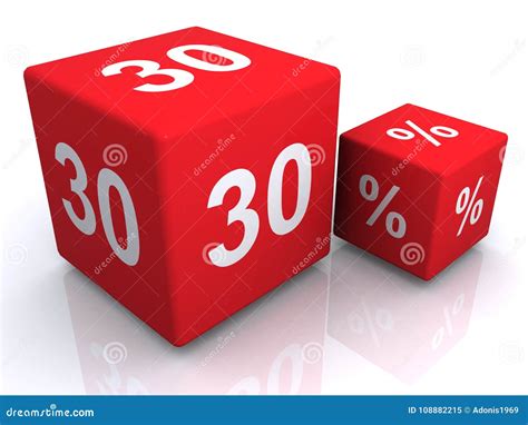 Thirty percent stock illustration. Illustration of background - 108882215