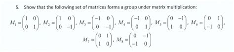 Image result for Matrix Forms a Group Example