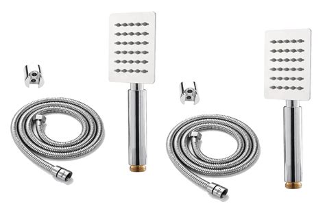 ANMEX® Premium Stainless Steel SQUARE SS304 Hand Spray Hand Shower with ...