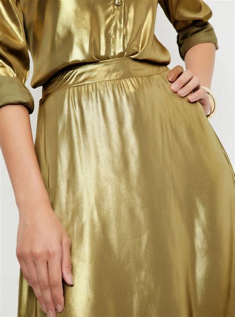 Buy Women Shimmer A-line Skirt Online at just Rs. 1199.0 ...