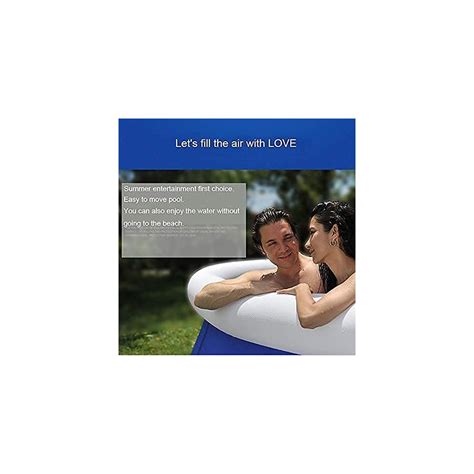 Buy 10ft x 30in Inflatable Swimming Pool Outdoor Above Ground Pools for ...