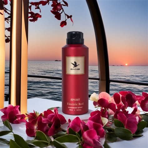 GANS Electric Red Perfume Deodorant Spray – 200ml – Gans Lifestyle