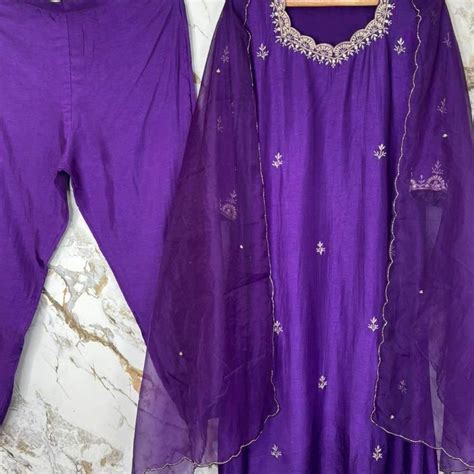 “Luxe – Premium Dola Silk A-Line Kurta Set – Libaas king
