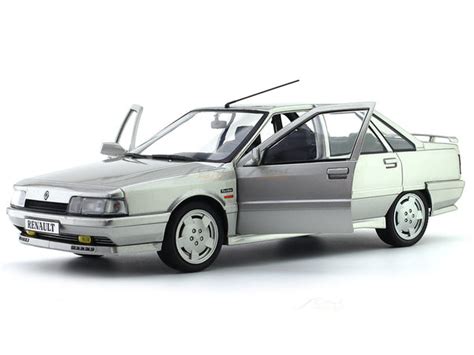 1988 Renault R21 Turbo MKII silver 1:18 Solido diecast scale model ...