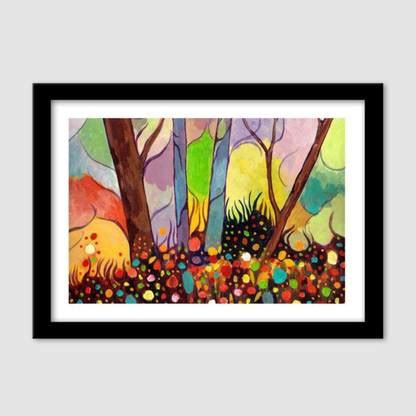 EurekaDesigns Poster Fantasy Trees Laminated & , Dual-Utility Wall ...