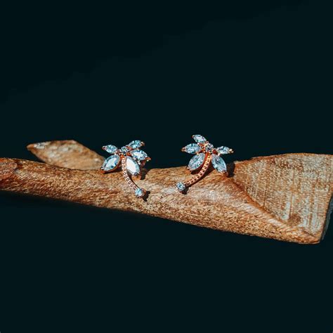 Coconut Tree Studs - Elfy 925 Sterling Silver Jewellery – ELFY - 925 ...