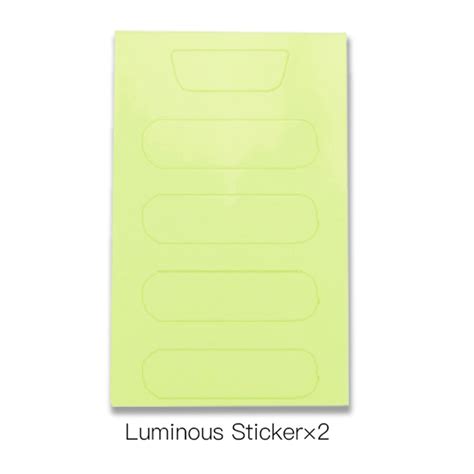 2x Fluorescent Sticker Mini Luminous Decals Night Light Drone Mini Sticker