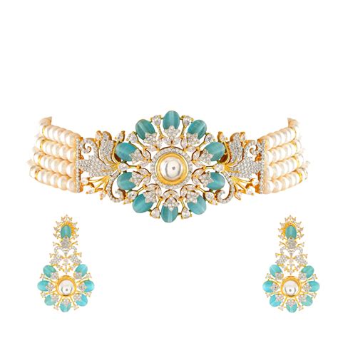 Buy Elegant Pearl Sets Online | Pearl Necklace & Earring Sets | Krishna ...