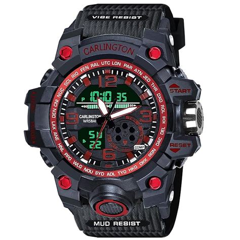 Buy Carlington Analog-Digital Sports Watch Chronograph, Dual Time ...