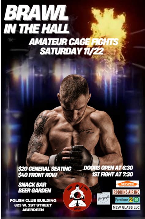 BRAWL IN THE HALL - Amateur MMA Fight Night, The Polish Club , Aberdeen ...
