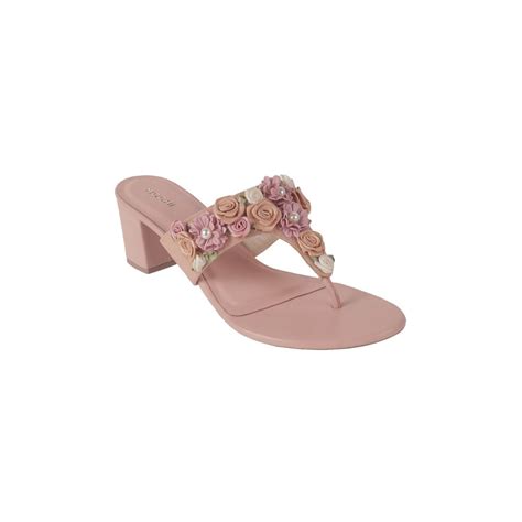 Buy Mochi Women Pink Block Heels Online