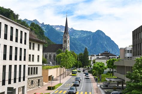 Download Liechtenstein St. Florin Cathedral Wallpaper | Wallpapers.com
