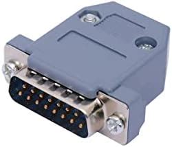 Electronic Spices DA-15 15 pin D-sub miniature male connector with ...