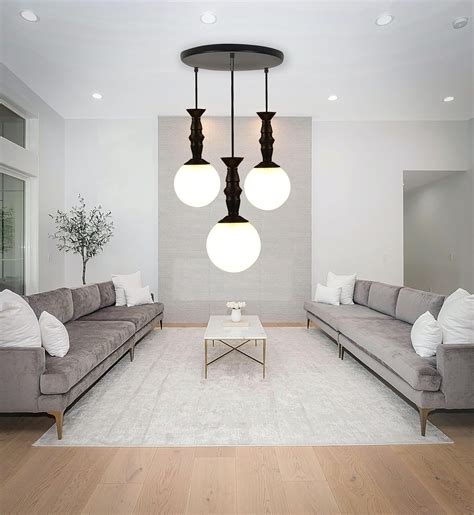Buy GAUVIK GAU - 71 Doom Milky Glass Round THALI Cluster Hanging Light ...