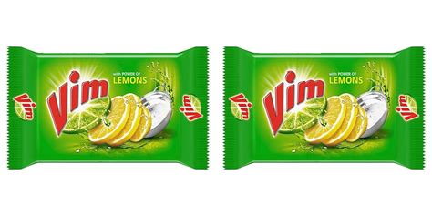 Vim Dishwash Bar Lemon, Removes Stain And Grease With Power Of Lemon ...