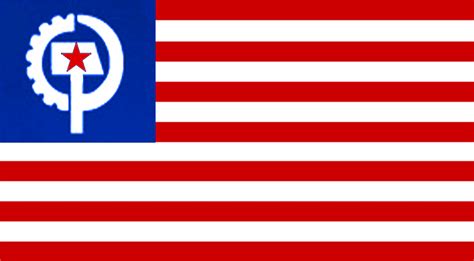 American Communist Party Flag