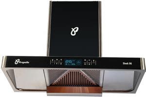 Aqua waterfilter Sleek 75 chimney. Auto Clean Wall and Ceiling Mounted ...