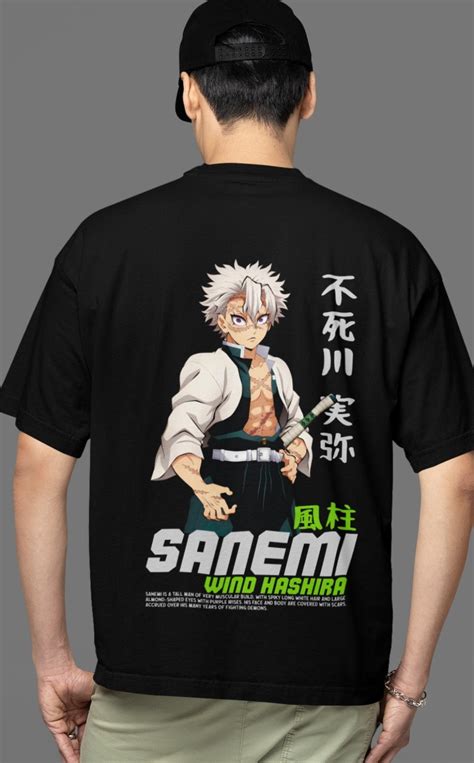 Sanemi Wind Hashira Oversized Anime T-Shirt – Wear N Vibe
