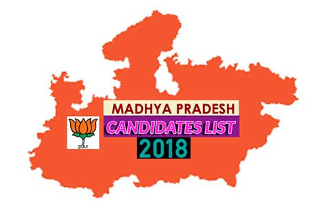 Madhya Pradesh 2018 BJP Candidate List - Mobile Apps Collection - Youth ...