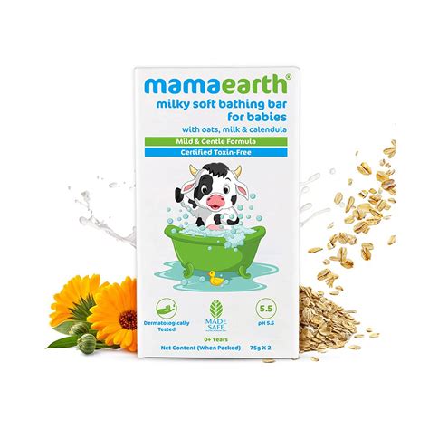 Mamaearth Milky Soft Bathing Bar(75g x 2) - Cureka - Online Health Care ...