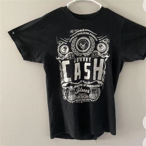 Johnny cash shirt size large PLZ DO NOT PAY USING... - Depop