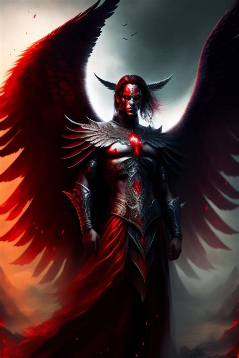 Half Angel Half Demon Wings