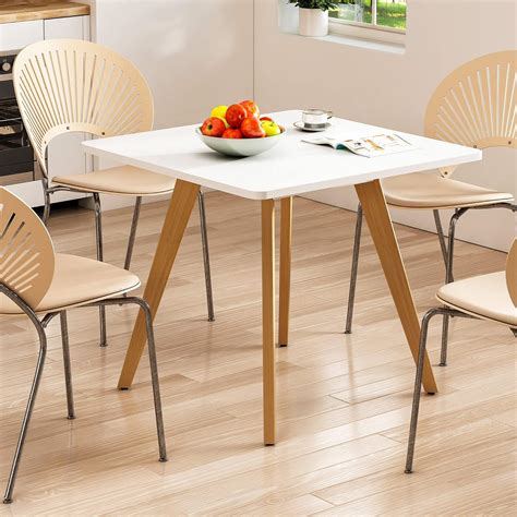 Comfy to go 27.6" Square Dining Table for 2-4 Person - Small Kitchen ...