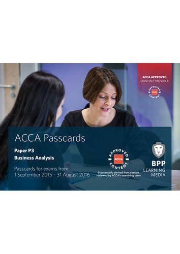 Buy ACCA P3 Business Analysis: Passcards Book Online at Low Prices in ...