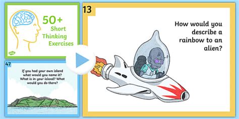 Short Thinking Exercises for KS2 PowerPoint | Twinkl