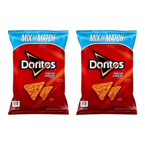 Doritos Tortilla Chips Nacho Cheese Flavored, Pick n' Pack, 2 ct. | BJ ...