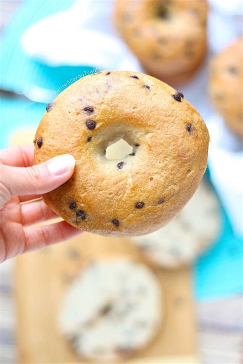 Chocolate Chip Bagels (Egg Free Gluten Free Vegan) | Gluten free dairy ...