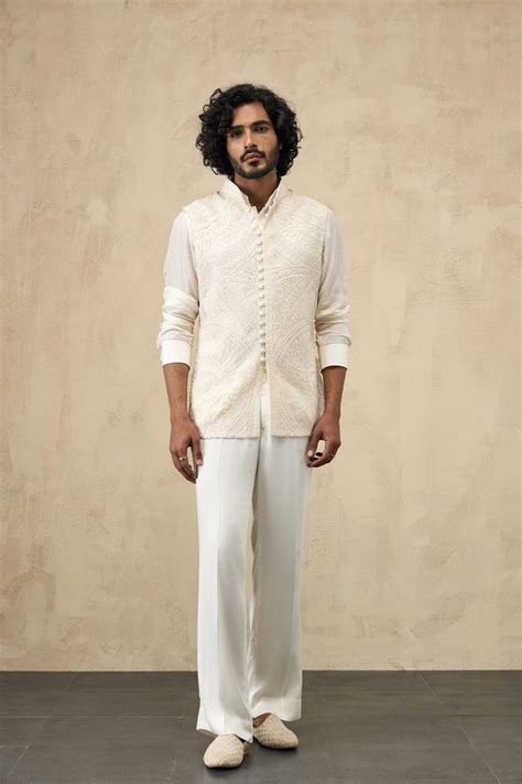 Half Moon Dori Nehru Jacket Set – Arjan Dugal