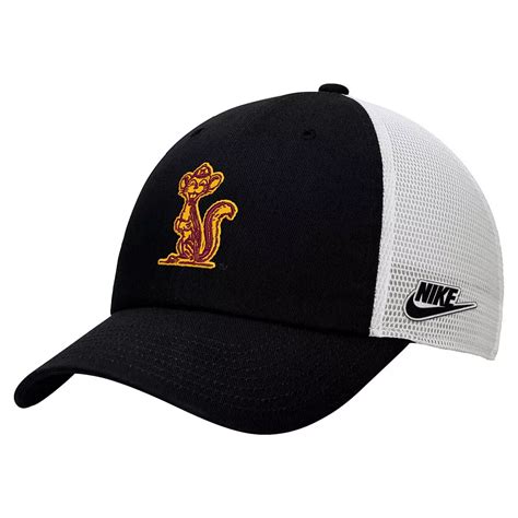 Men's Nike Black/White Minnesota Golden Gophers Vintage Club Trucker ...
